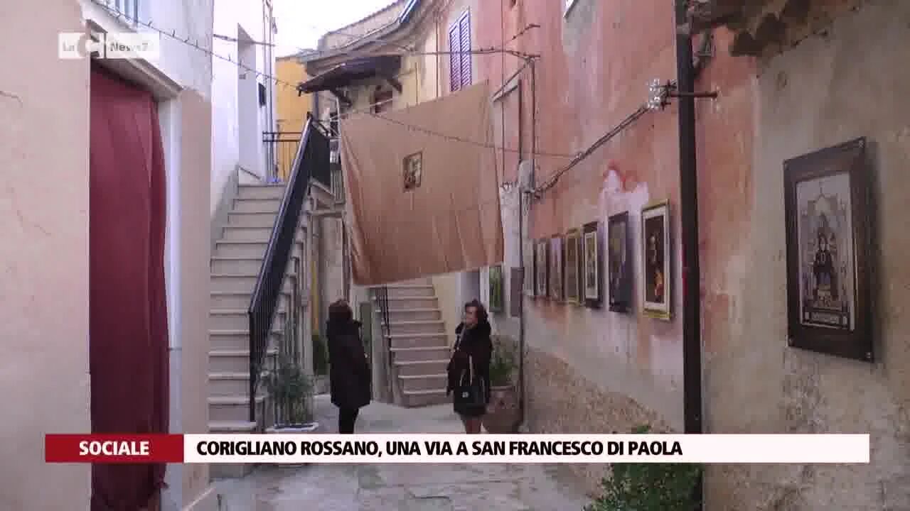 Corigliano Rossano, una via a San Francesco di Paola