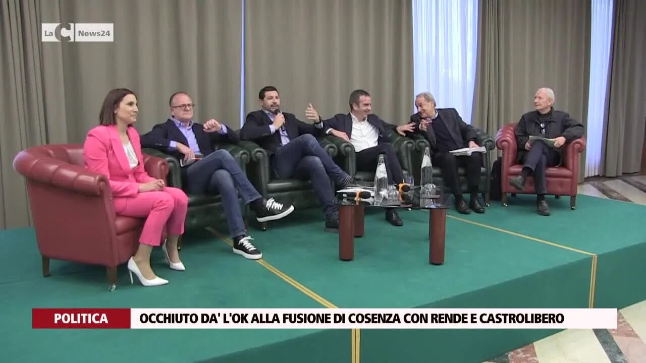 Occhiuto da' l'ok alla fusione di Cosenza con Rende e Castrolibero