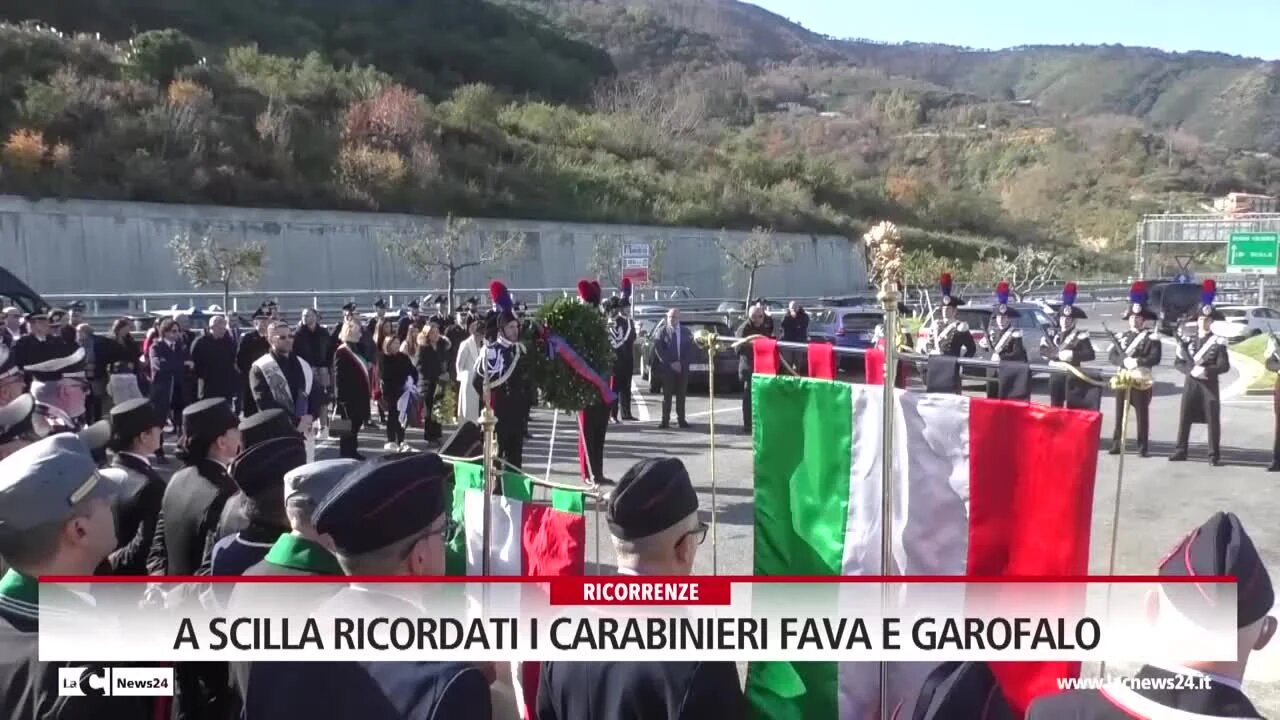 A Scilla ricordati i carabinieri Fava e Garofalo