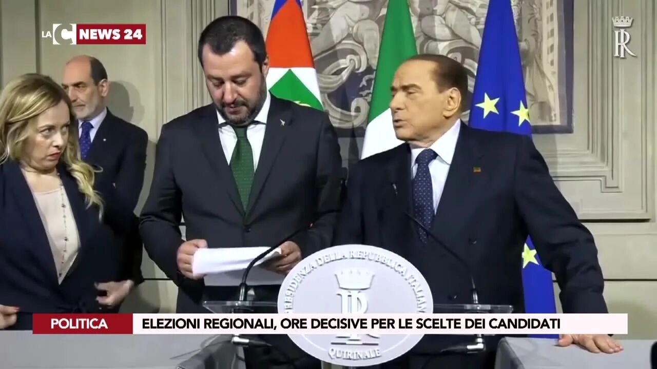 Elezioni Regionali, ore decisive per le scelte dei candidati