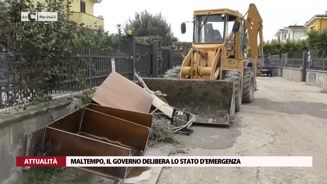 Maltempo, il Governo delibera lo stato d’emergenza