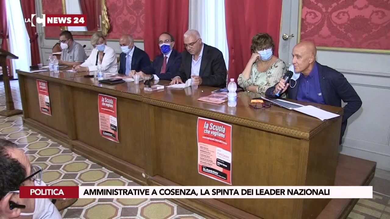 Amministrative a Cosenza, la spinta dei leader nazionali