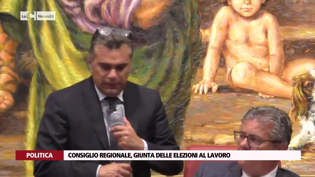 Consiglio regionale, Giunta delle elezioni al lavoro