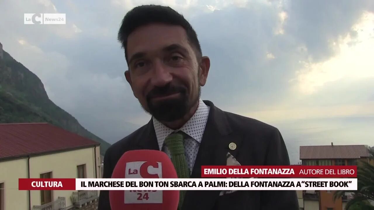 Il Marchese del bon ton sbarca a Palmi: Della Fontanazza a “street book”