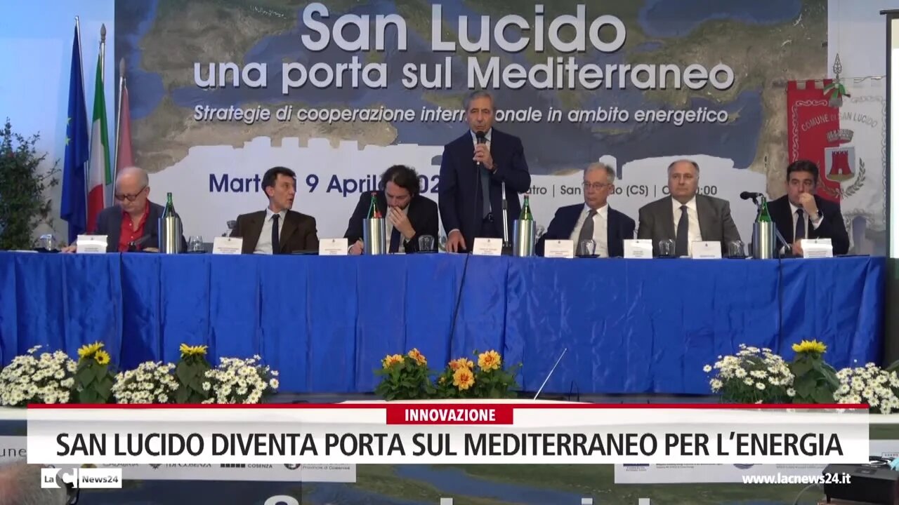 San Lucido diventa porta sul mediterraneo per l’energia