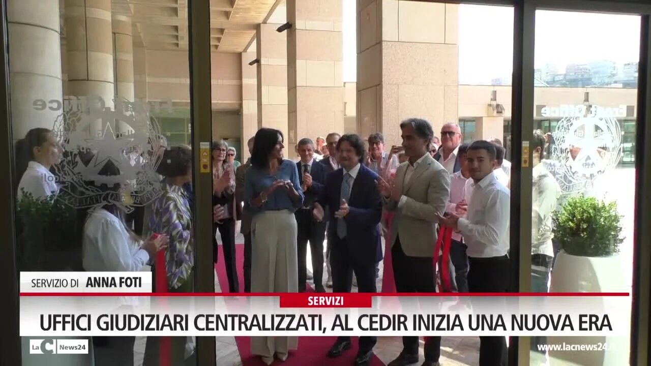 Uffici giudiziari centralizzati, al Cedir inizia una nuova era