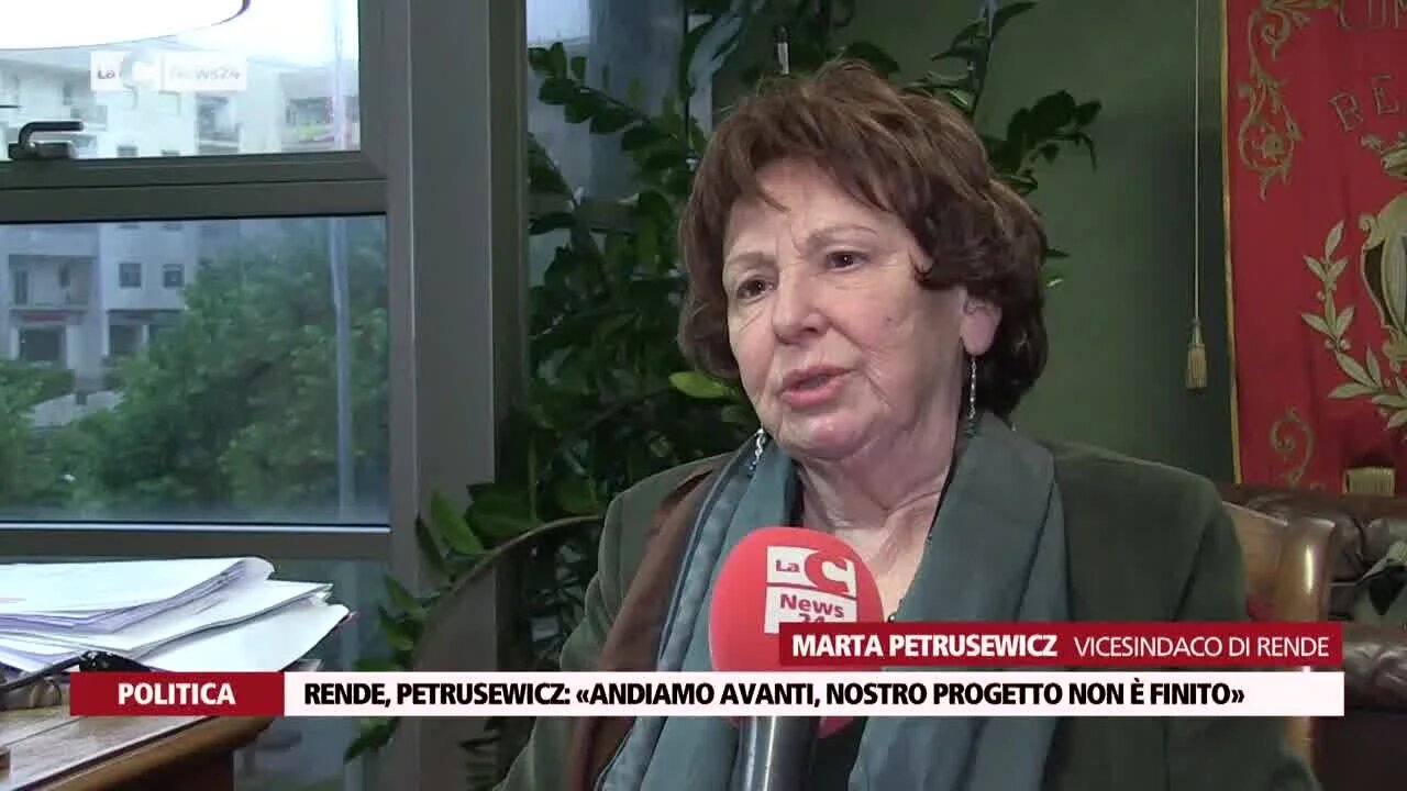 Rende, Petrusewicz: «Andiamo avanti, nostro progetto non è finito»