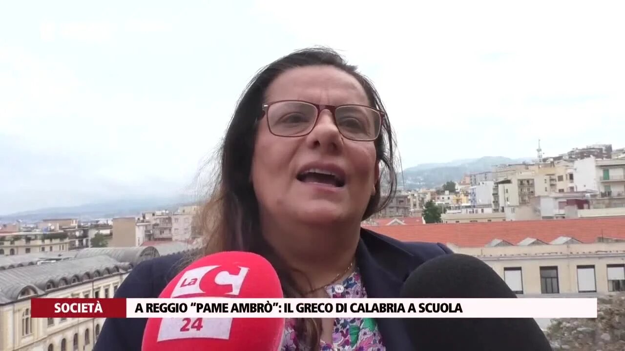 A Reggio “Pame ambrò” il Greco di Calabria a scuola