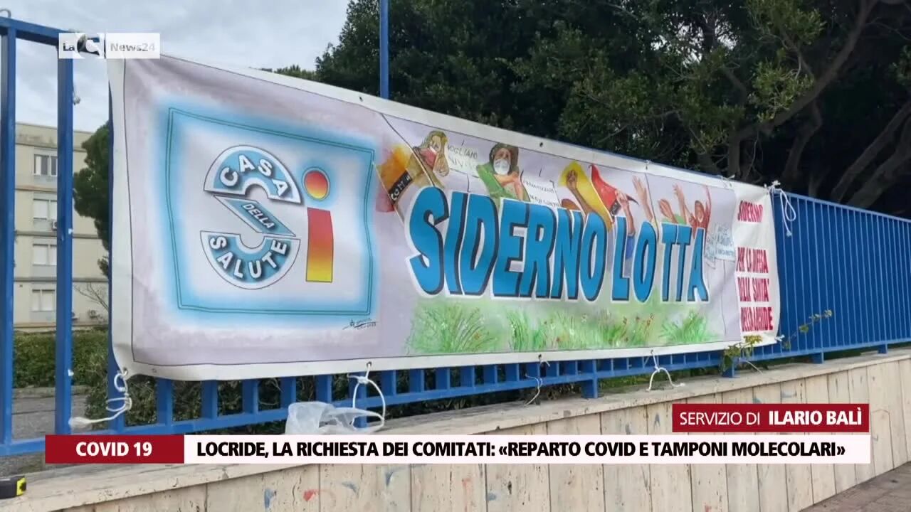 Locride, la richiesta dei comitati: «Reparto covid e tamponi molecolari»