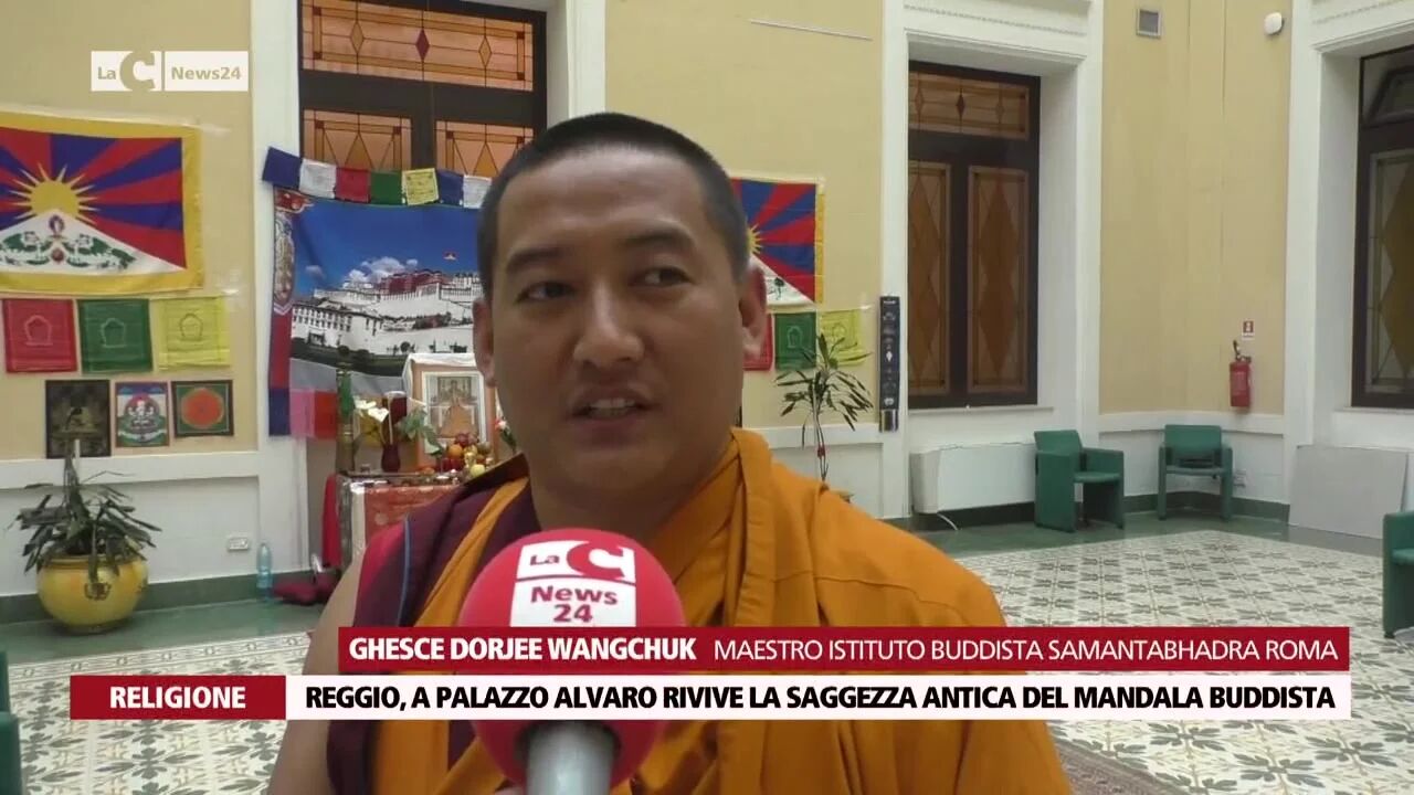 Reggio, a palazzo Alvaro rivive la saggezza antica del Mandala Buddista