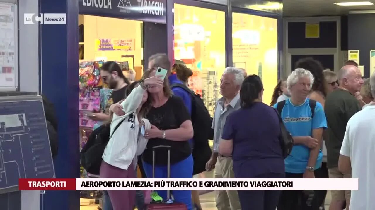 Aeroporto Lamezia: più traffico e gradimento viaggiatori