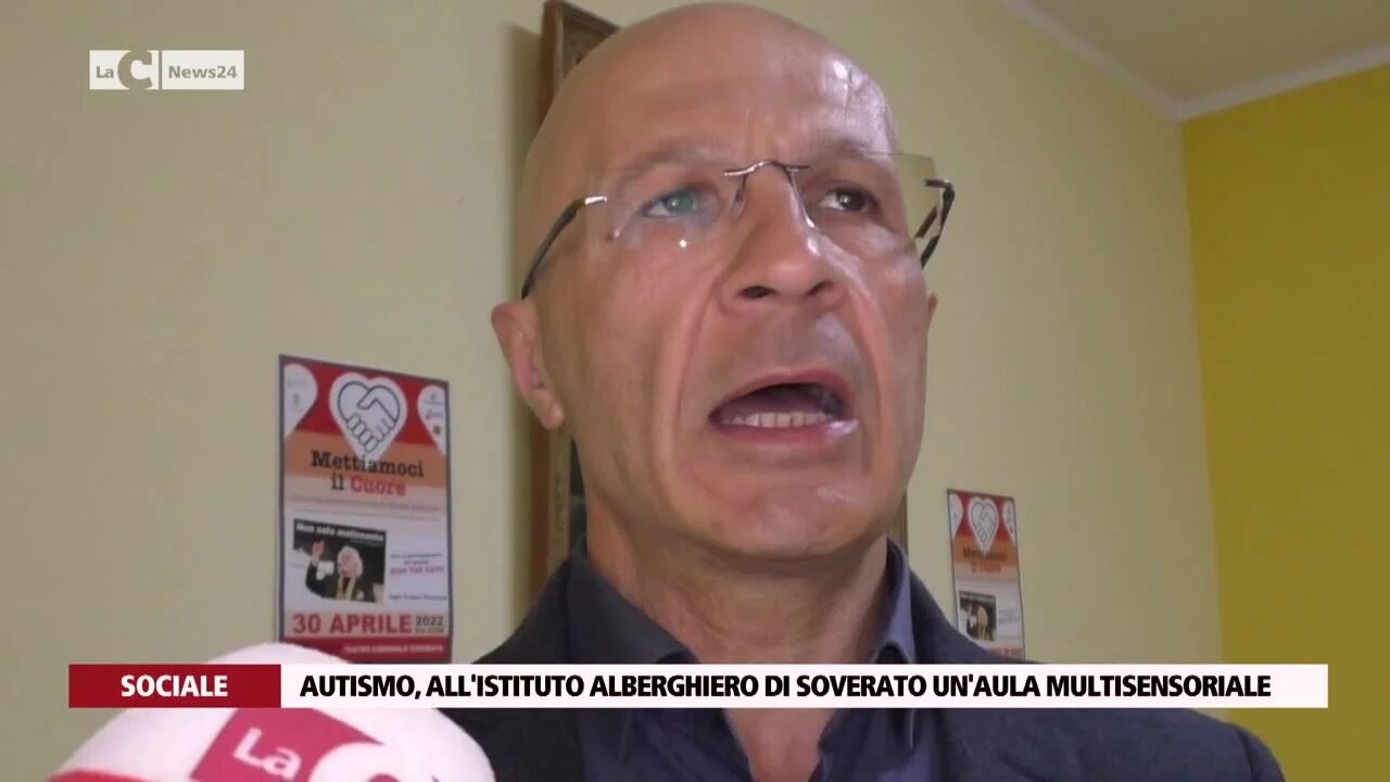 Autismo, all'istituto alberghiero di Soverato un'aula multisensoriale