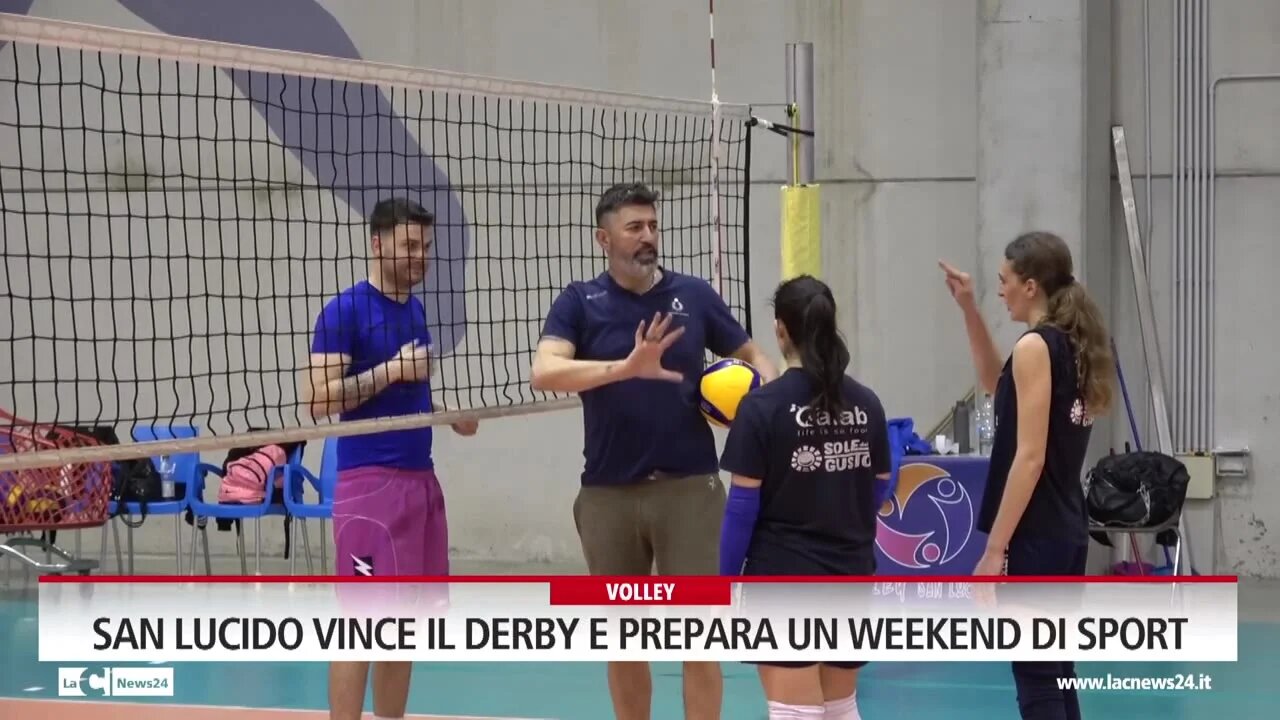 San Lucido vince il derby e prepara un weekend di sport