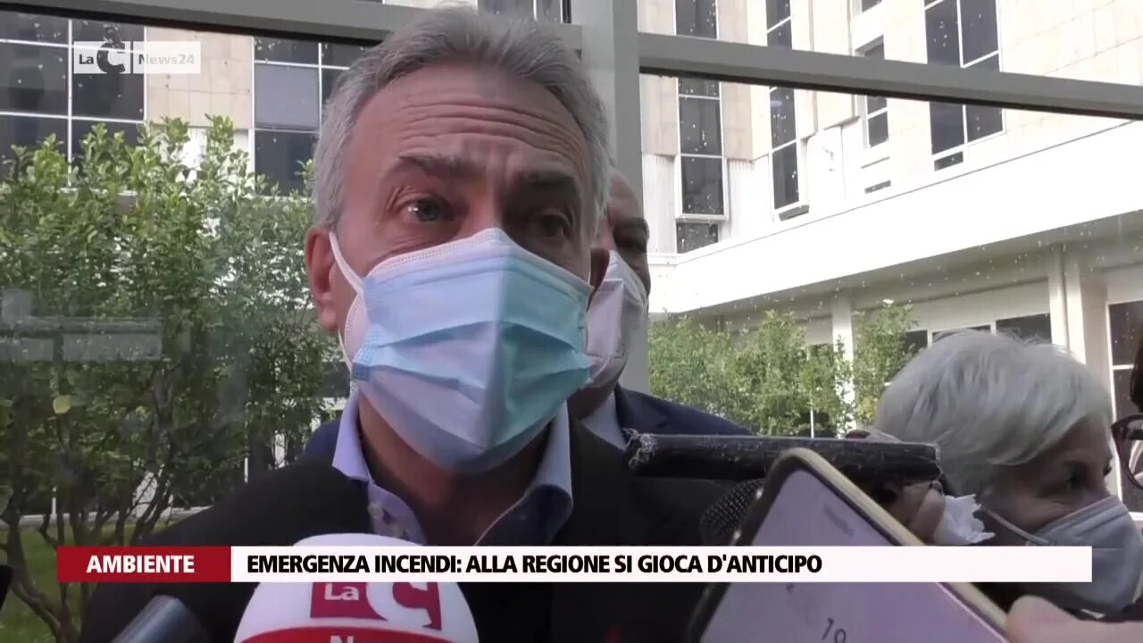 Emergenza incendi: alla regione si gioca d'anticipo