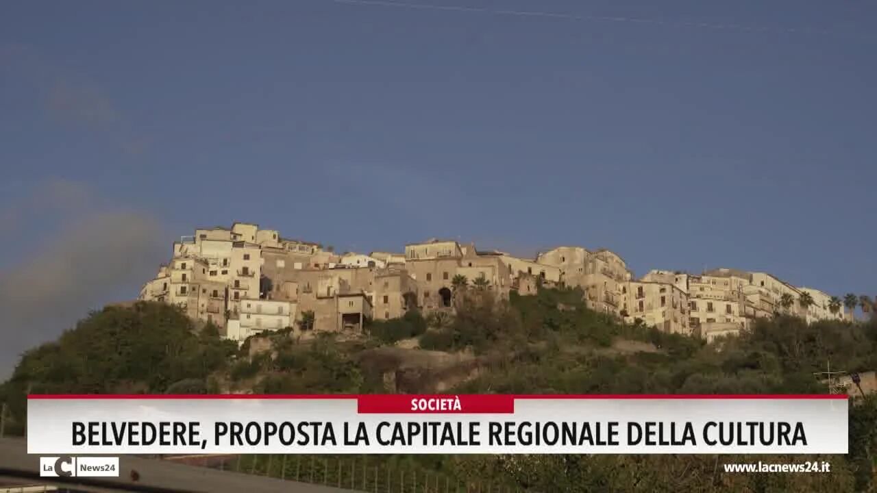 Belvedere, proposta la capitale regionale della cultura