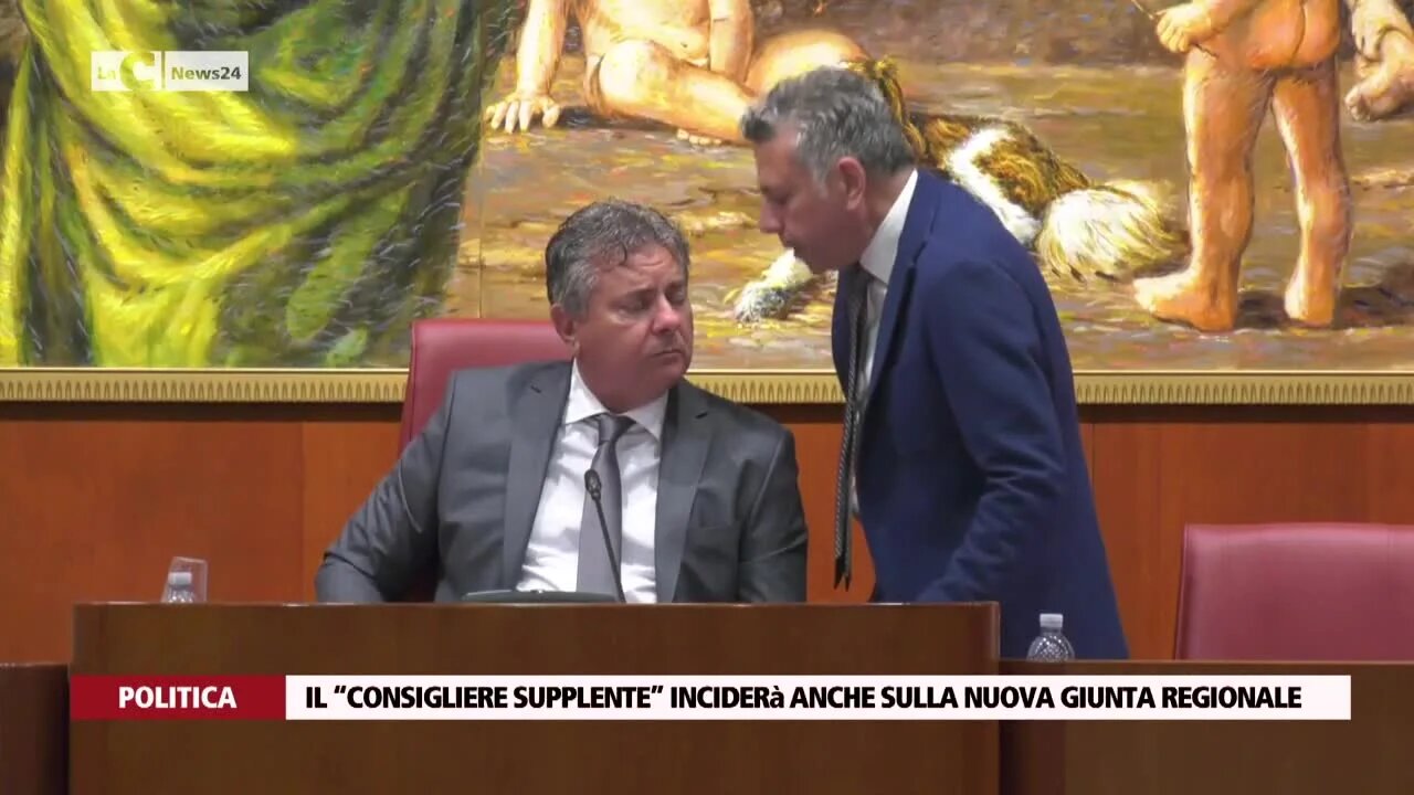 Il “consigliere supplente” inciderà anche sulla nuova giunta regionale