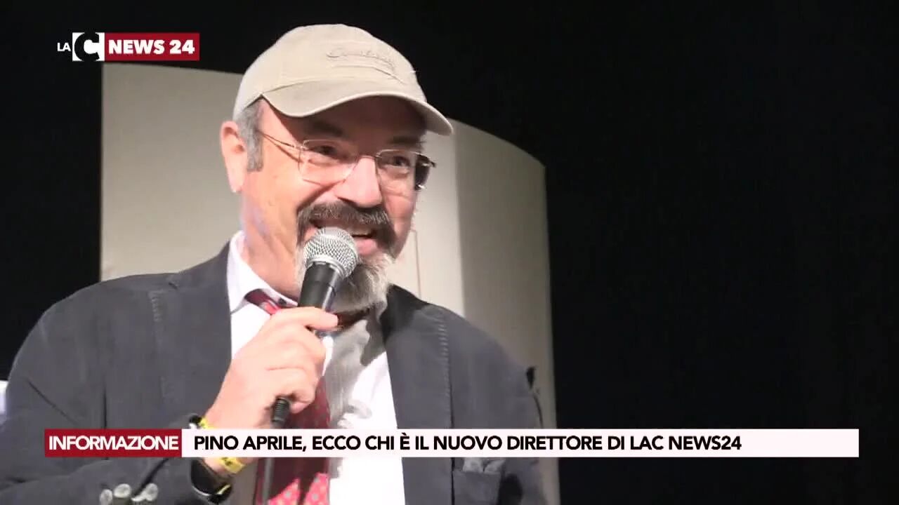 Pino Aprile, ecco chi è il nuovo direttore di LaC News24