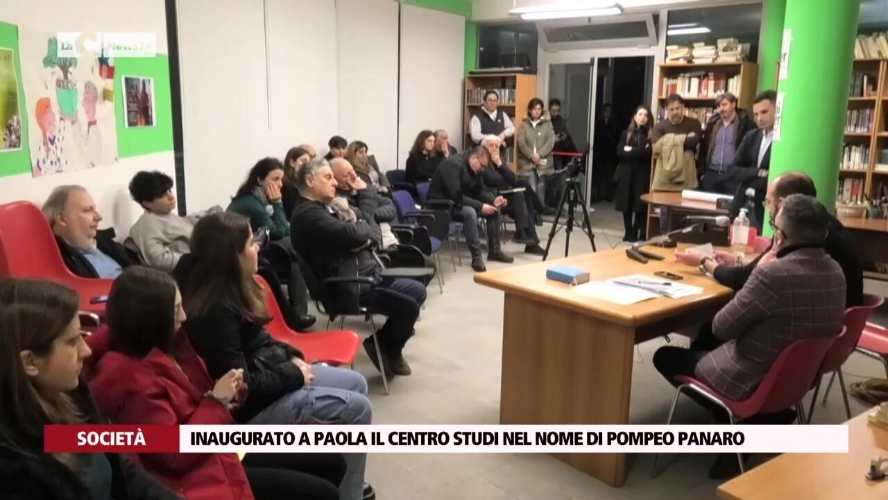 Inaugurato a Paola il centro studi nel nome di Pompeo Panaro