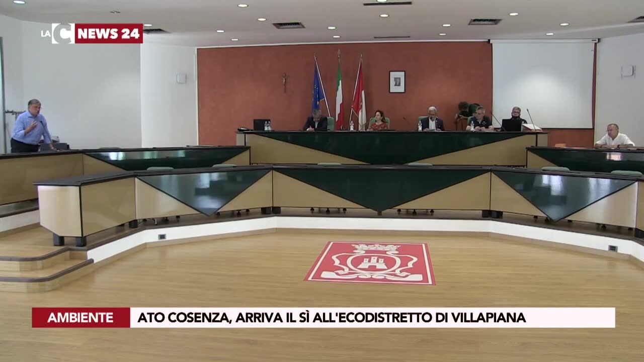 Ato Cosenza, arriva il sì all'ecodistretto di Villapiana