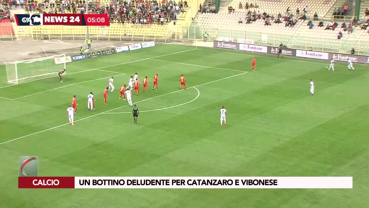 Un bottino deludente per Catanzaro e Vibonese