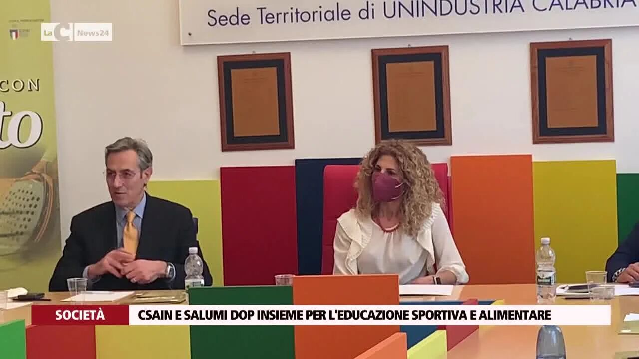 Csain e salumi dop insieme per l'educazione sportiva e alimentare