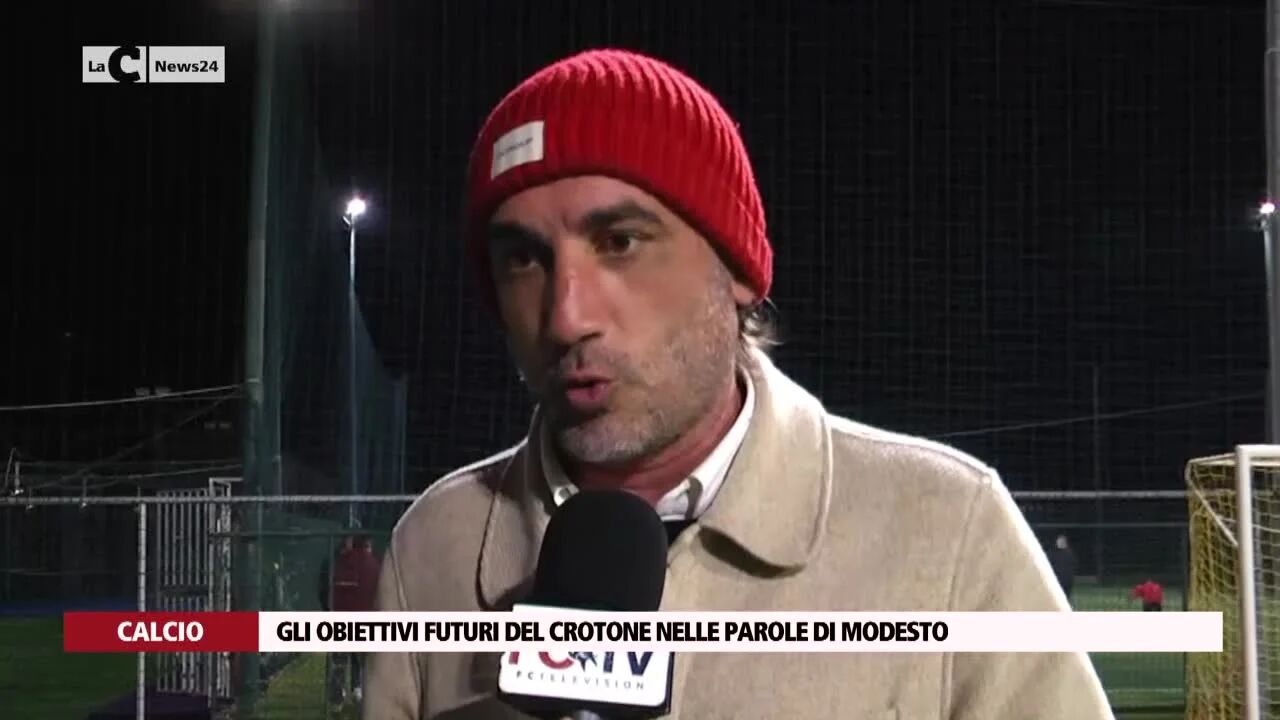 Gli obiettivi futuri del Crotone nelle parole di Modesto