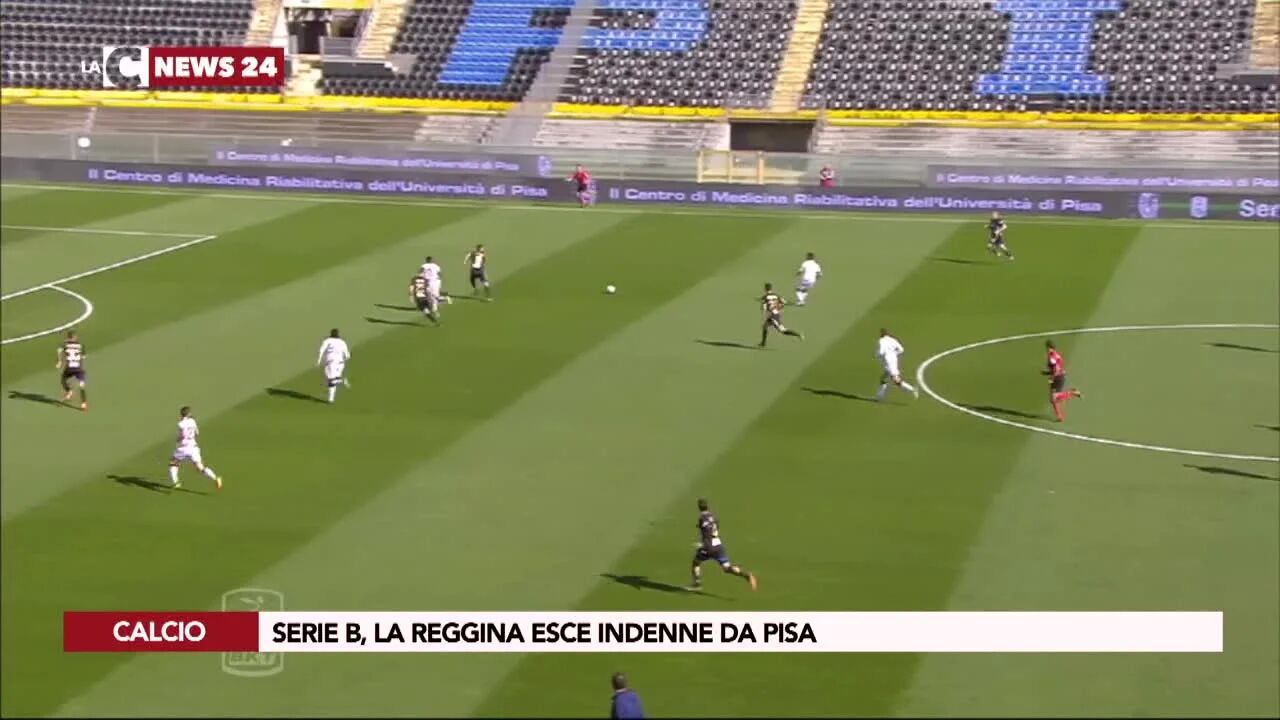 Serie B, la Reggina esce indenne da Pisa