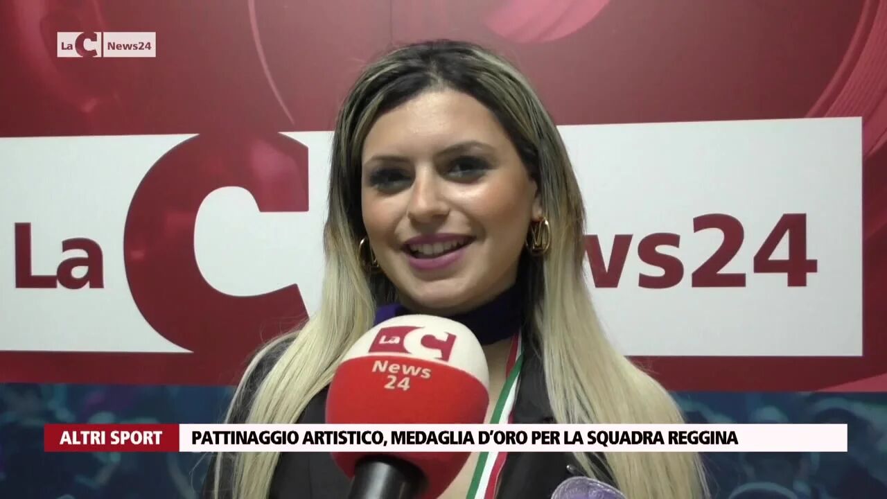 Pattinaggio artistico, medaglia d’oro per la squadra reggina