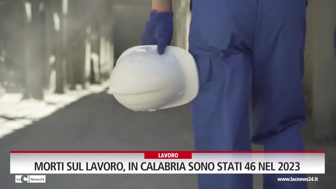 Morti sul lavoro, in Calabria sono stati 46 nel 2023