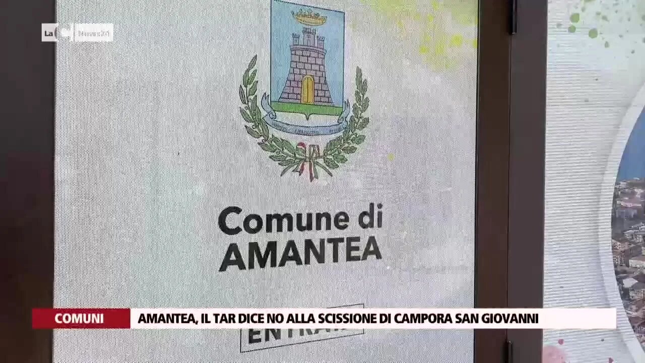 Amantea, il Tar dice no alla scissione di Campora San Giovanni