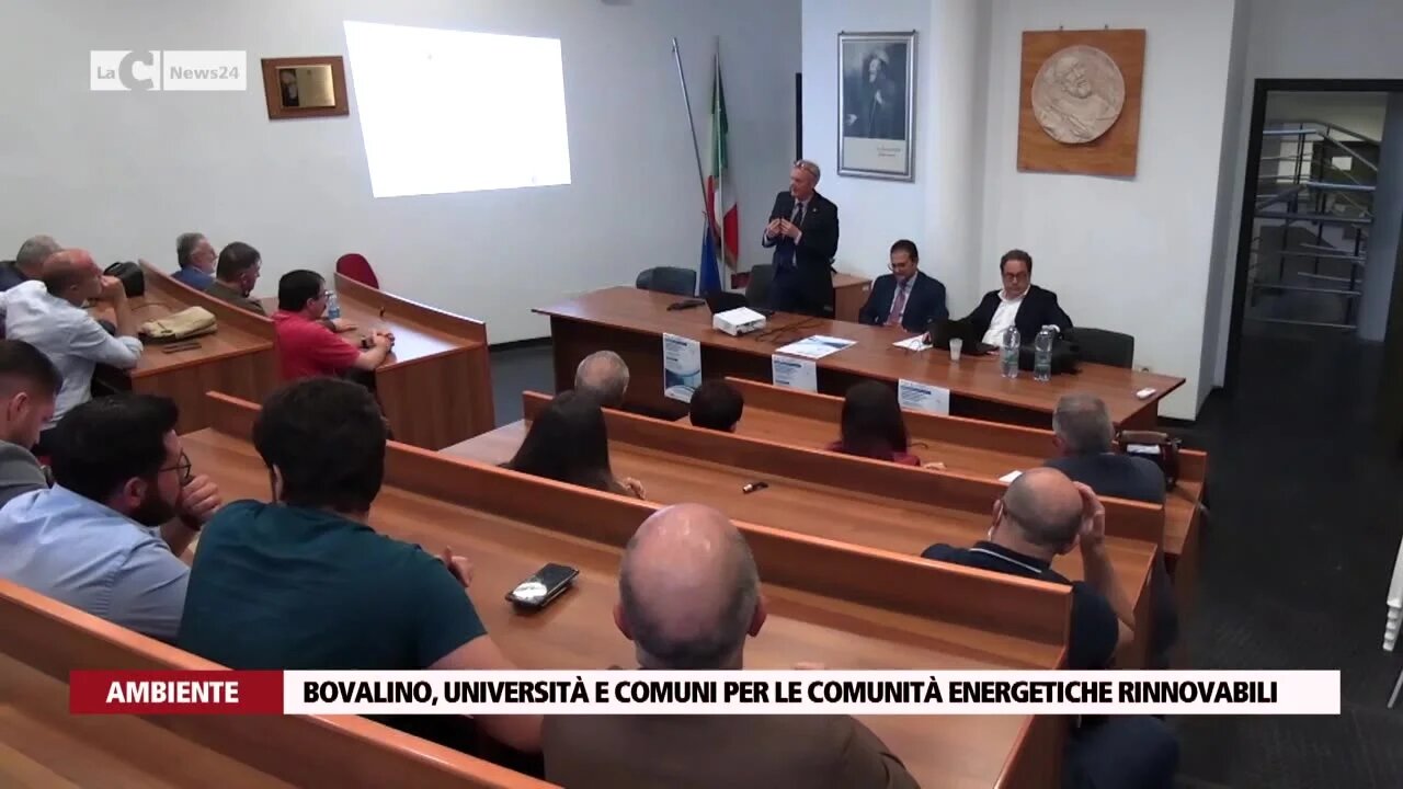 Unical a supporto dei Comuni per creare Comunità energetiche rinnovabili: il progetto illustrato a Bovalino