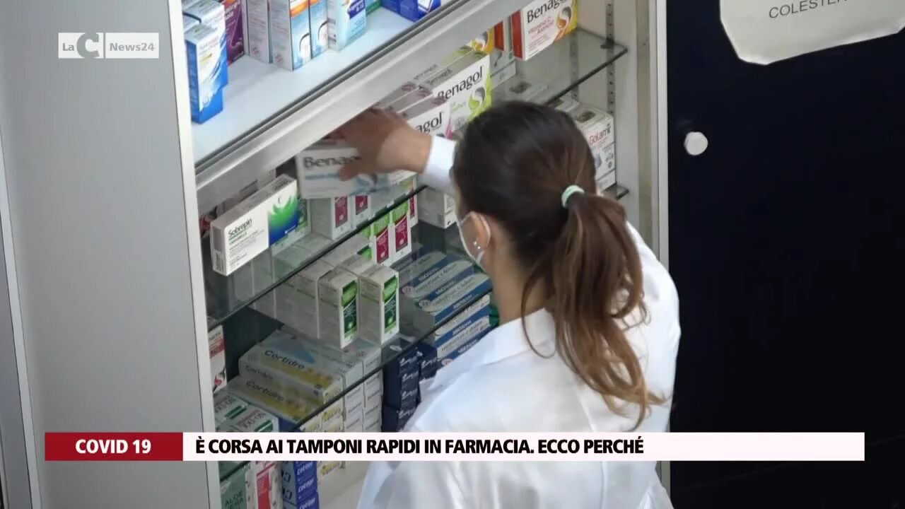 È corsa ai tamponi rapidi in farmacia. Ecco perché