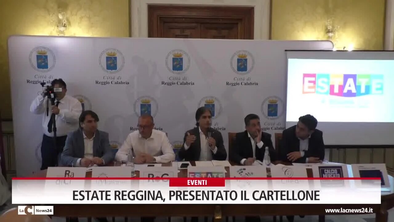 Estate reggina, presentato il cartellone