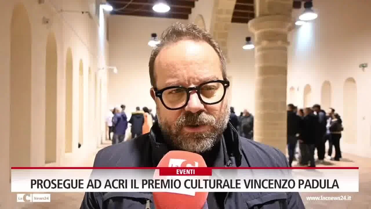 Prosegue ad Acri il premio culturale Vincenzo Padula