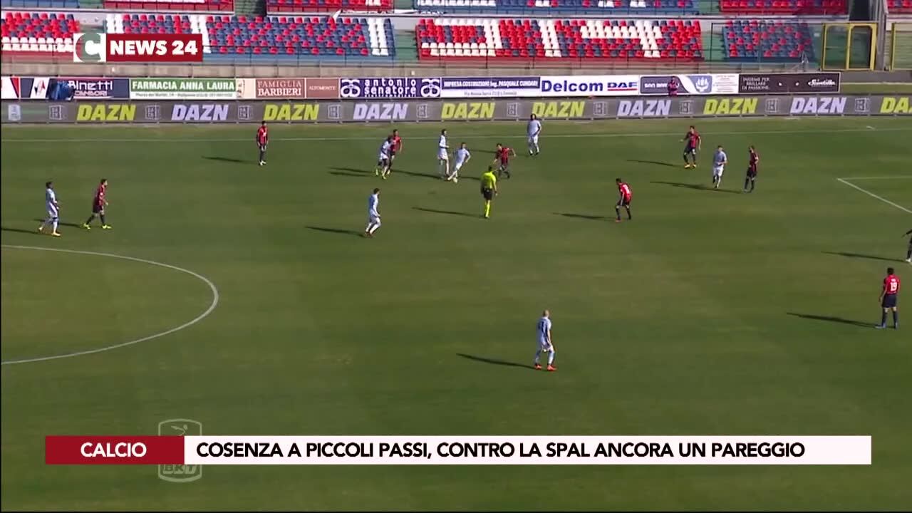 Cosenza a piccoli passi, contro la Spal ancora un pareggio
