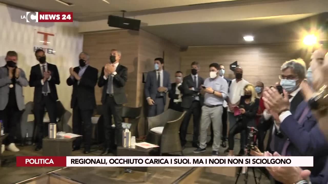 Regionali, Occhiuto carica i suoi. Ma i nodi non si sciolgono