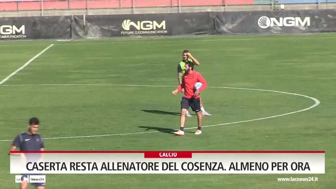 Caserta resta allenatore del Cosenza. Almeno per ora
