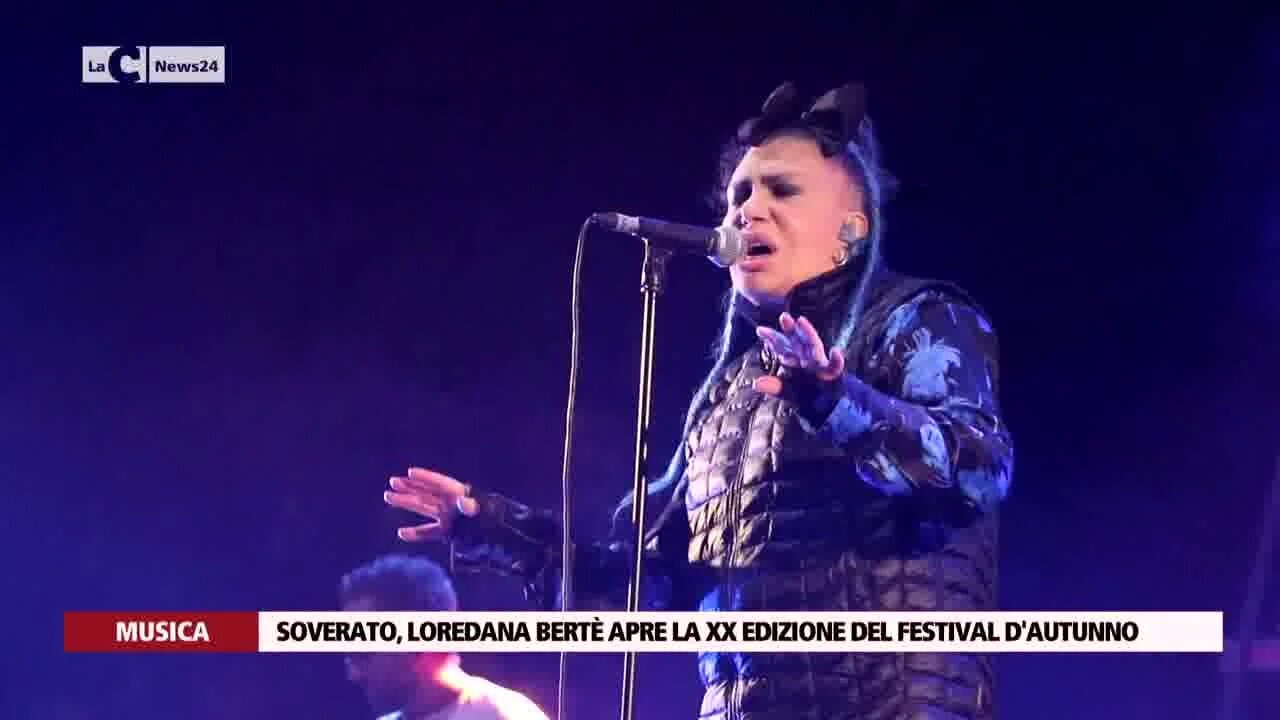 Soverato, Loredana Bertè apre la XX edizione del Festival d'autunno