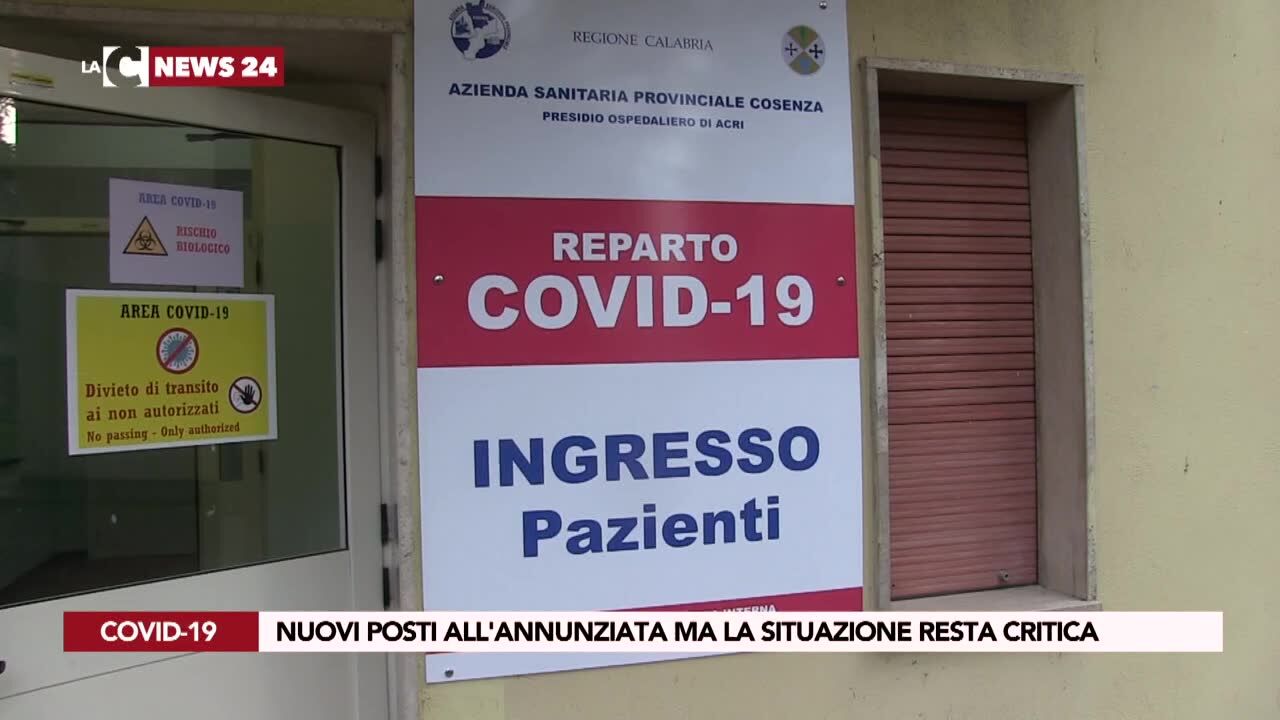 Covid, nuovi posti all'Annunziata ma la situazione resta critica