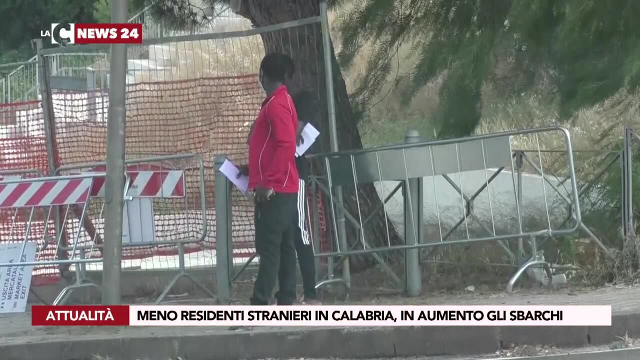 Meno residenti stranieri in Calabria, in aumento gli sbarchi