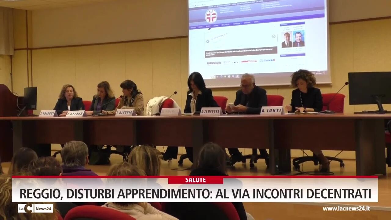 Reggio, disturbi apprendimento: al via incontri decentrati
