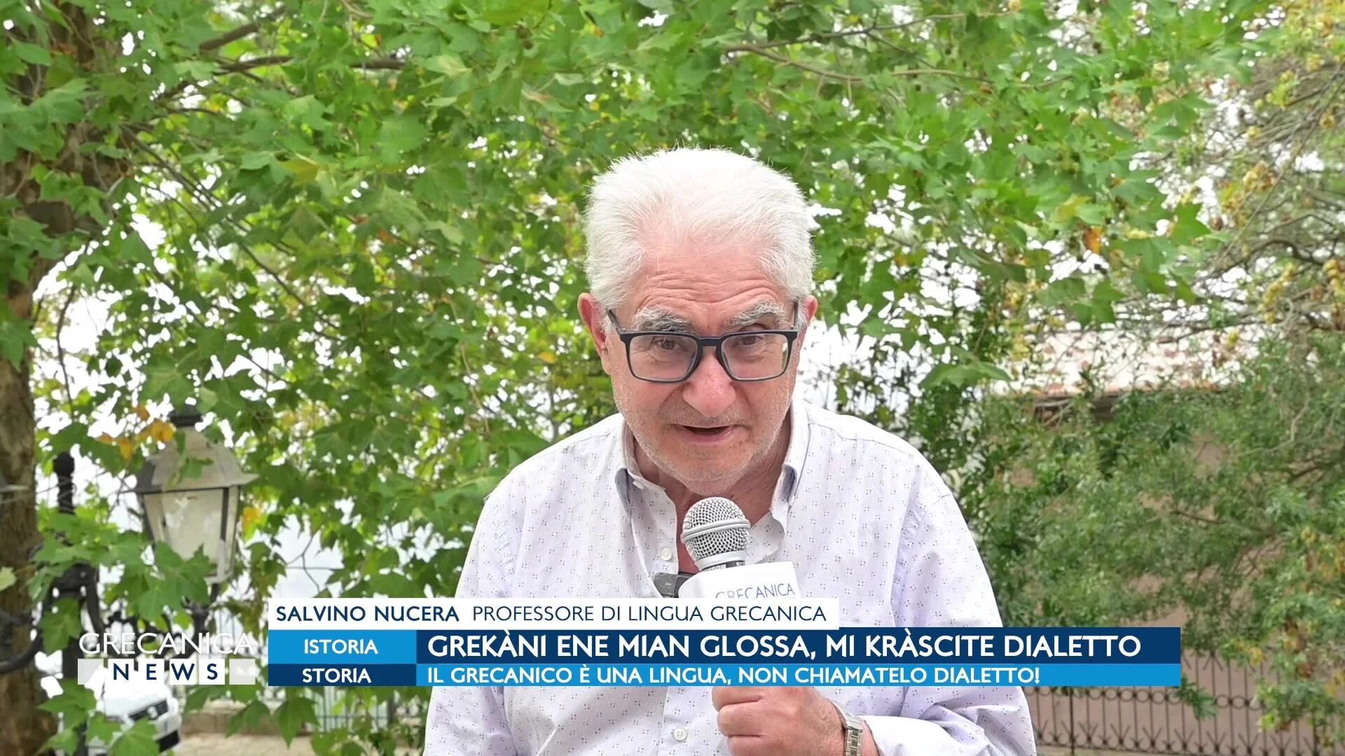 Grecanica News - «Il grecanico è una lingua, non chiamatelo dialetto»