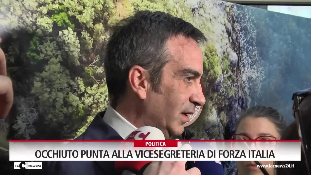 Occhiuto punta alla vicesegreteria di Forza Italia