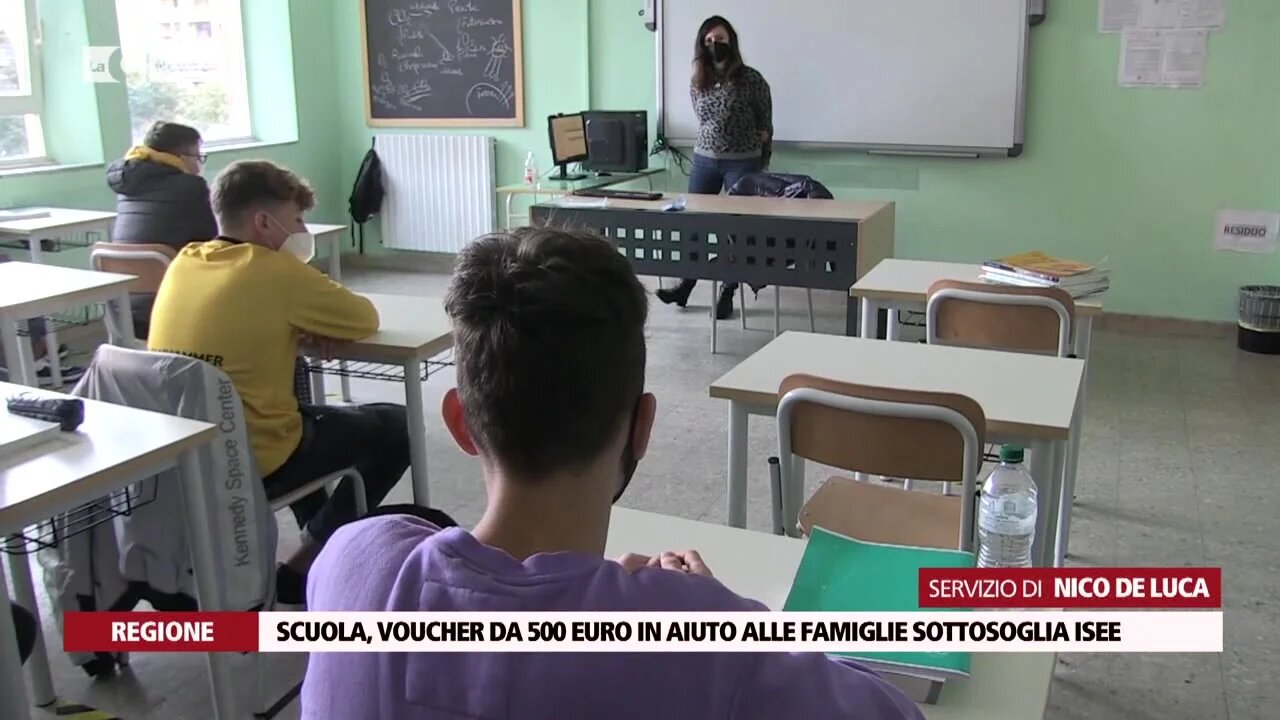 Scuola, voucher da 500 euro in aiuto alle famiglie sottosoglia isee