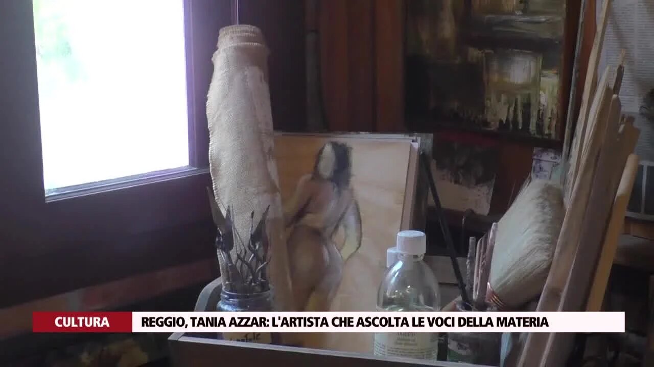 Reggio, Tania Azzar l'artista che ascolta le voci della materia