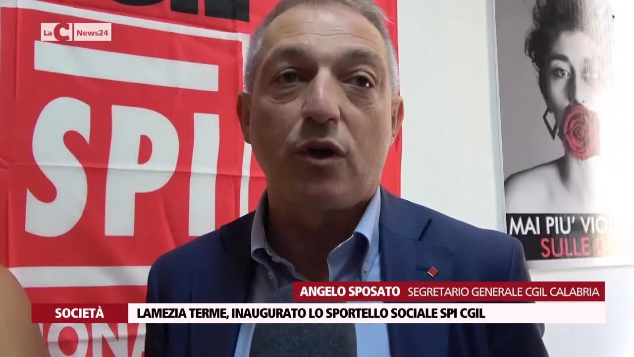 Lamezia Terme, inaugurato lo sportello sociale Spi Cgil