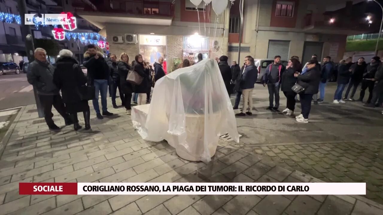Corigliano Rossano, la piaga dei tumori: il ricordo di Carlo