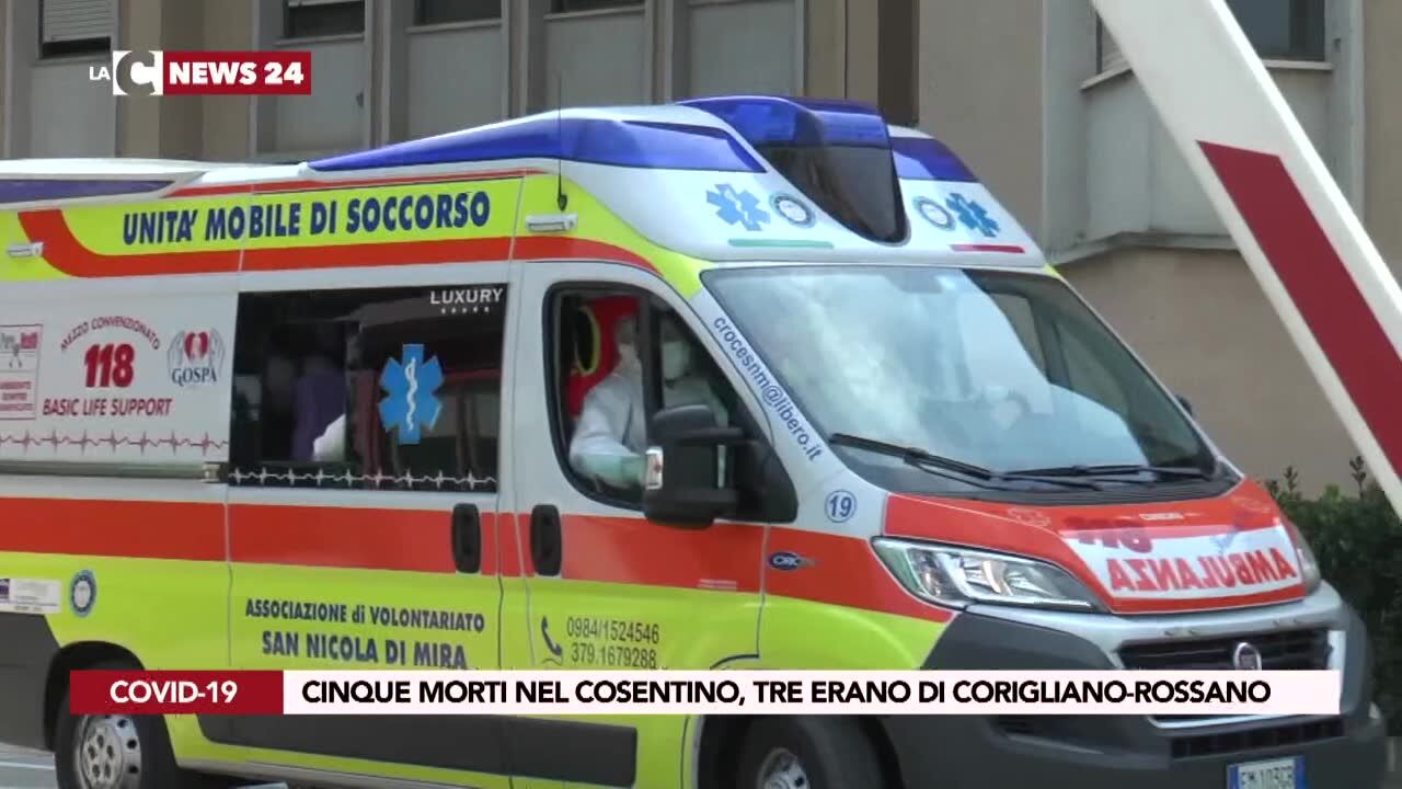 Cinque morti nel Cosentino, tre erano di Corigliano-Rossano