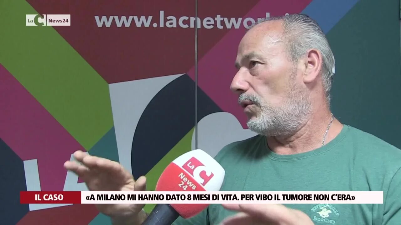 L’odissea di Salvatore: «A Milano mi hanno dato otto mesi di vita. Per i medici di Vibo era sinusite»