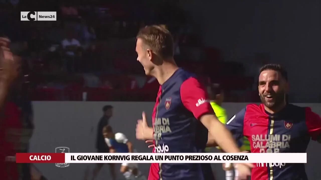 Il giovane Kornvig regala un punto prezioso al Cosenza